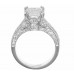 3.40 CT. TW Princess Cut Diamond Engagement Ring